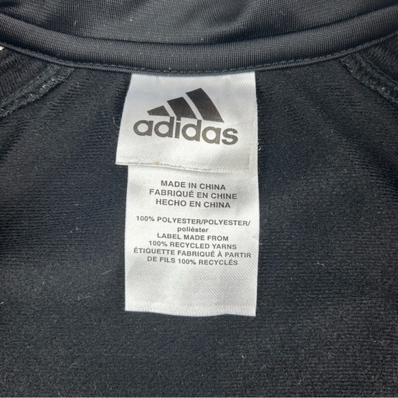 Adidas Black & White Striped Track Suit 12M - Picture 4 of 12